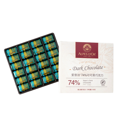 爱普诗74%黑巧克力106g