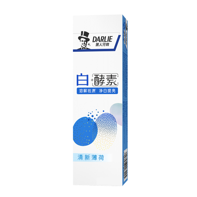 好来(黑人)白·酵素清新薄荷牙膏中国120g