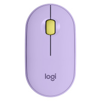罗技(Logitech)Pebble鹅卵石无线蓝牙鼠标 星幕紫