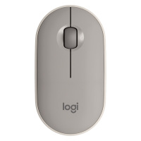 罗技(Logitech)Pebble鹅卵石无线蓝牙鼠标 烟云灰