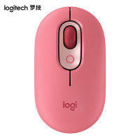 罗技(Logitech)POP MOUSE无线鼠标蓝牙鼠标办公鼠标-电幻粉