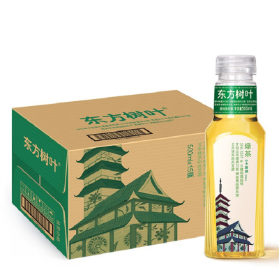 农夫山泉 东方树叶原味茶饮料绿茶500ml*15入纸箱装