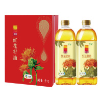 悦润纯红花籽油礼盒1L*2