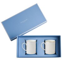 wedgwood白金几何马克杯+金色几何马克杯对杯礼盒 1063183+1055613