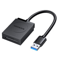 绿联(UGREEN)CR127 USB3.0高速读卡器 SD/TF二合一多功能读卡器20250