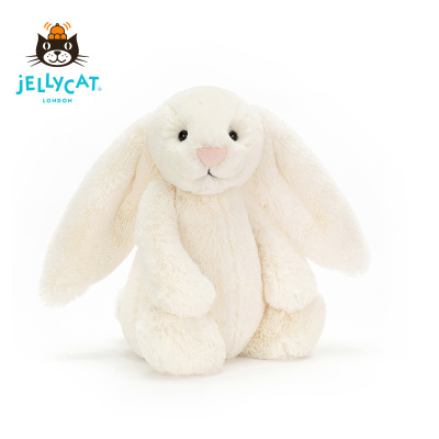 英国jELLYCAT 害羞乳白色邦尼兔 (小码 18cm)