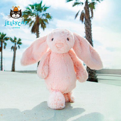 英国jELLYCAT 害羞粉色邦尼兔 (中码 31cm)