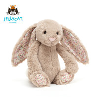 英国jELLYCAT 花布米色邦尼兔 (大码 36cm)