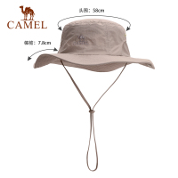 骆驼(CAMEL)速干丛林帽 A0W3M2115 卡其色