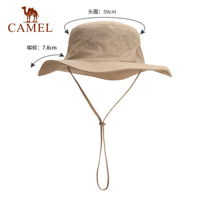 骆驼(CAMEL)速干丛林帽 A0W3M2115 沙漠驼