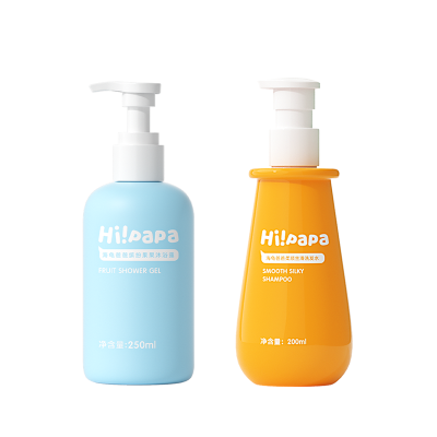 Hi!papa海龟爸爸缤纷果果沐浴露250ml+柔顺丝滑洗发水200ml HG006