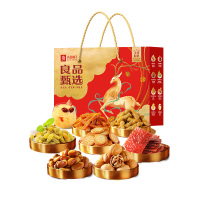 良品铺子 粽子 零食 果汁组合 200元档 食品礼盒J款 2137g+2400ml