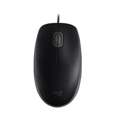 LOGITECH/罗技 有线鼠标 M110 USB接口 黑色 1个 销售单位：个