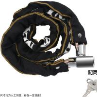 自行车锁防盗链条锁电瓶车摩托车便携铁链子连环锁防盗防撬锁防锈-【长125cm重865g直径7.2mm】