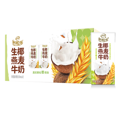 伊利谷粒多生椰燕麦牛奶 200mL*12盒