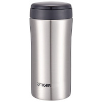 虎牌(TIGER) 保温杯真空不锈钢办公杯 男女时尚水杯子MMK-A35C 银色 350ml