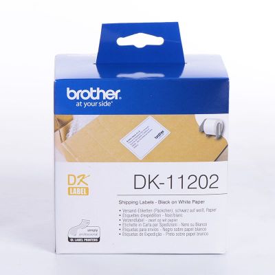 兄弟 标签机色带 DK-11202 白底/黑字 62mm*100mm纸质300张