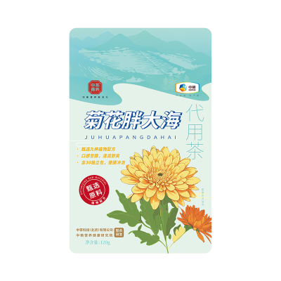 中粮中茶菁养菊花胖大海代用茶120g