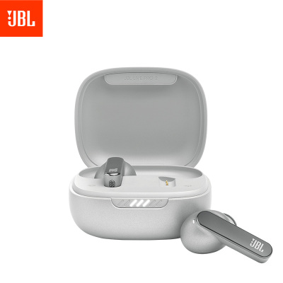 JBL LIVE PRO2主动降噪真无线耳机 银色