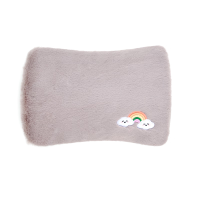 彩虹Rainbow电热暖手宝(可拆洗暖手套)优质萌宠绒 灰色(326-H)