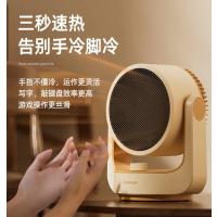 长虹取暖器暖风机小型桌面小太阳烤火电暖气-机械不摇头款-鹅黄