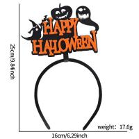 万圣节发箍头箍鬼节派对装饰南瓜头扣万圣节装饰品 -50个装 -随机混发