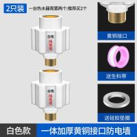 电热水器泄压阀家用热水器安全阀单向止回减压阀排气压力阀配件-通用款防电墙2个装