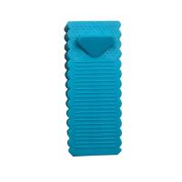 硅胶防风门塞门档门阻顶门器安全门卡防撞固定门吸宝宝加高阻门器-蓝色;【1个装】