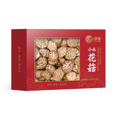 绿帝 小朵花菇128g/盒