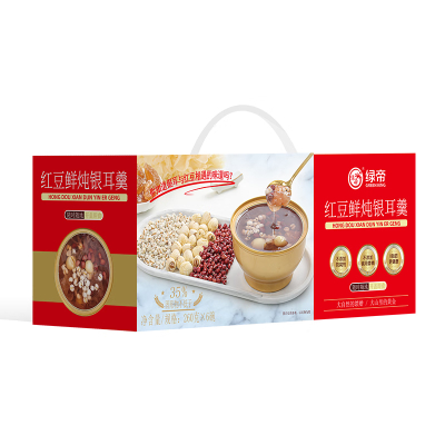 绿帝 红豆本草银耳羹礼盒260g*6/盒