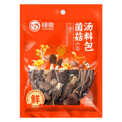 绿帝 菌菇汤料包70g*2袋