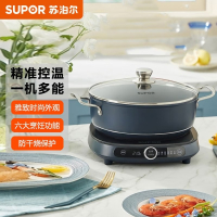 电磁炉 苏泊尔/SUPOR C21-ICD32 台式 触摸式 一体面板 1个蓝色