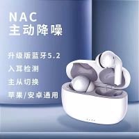 德国巴赫约翰-ANC主动降噪无线蓝牙耳机T5 白色