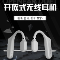 COOWOO 双听气传导运动蓝牙耳机OPENEAR Duet灰色