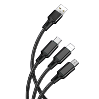 爱车屋 一拖三数据线 D-3030