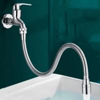 家用厨房-水龙头延伸器通用嘴万向接头加长软管- 【食品级不锈钢/全铜*升级/防溅】;不锈钢延伸器配件- 转换头