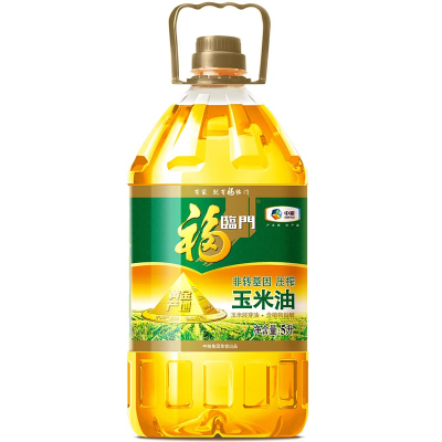 中粮 福临门非转基因压榨黄金玉米油5L