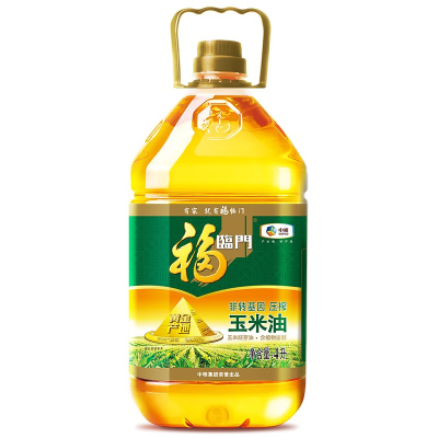 中粮 福临门非转基因压榨黄金玉米油4L