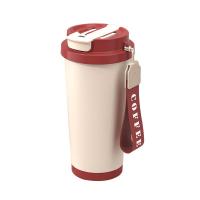 上亨陶瓷内胆保温杯SHZH-CFB016红白色