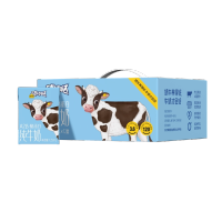 认养一头牛A2β酪蛋白纯牛奶125ml*12盒*2提营养早餐牛奶