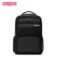 美旅时尚休闲双肩包男女同款通勤旅行背包黑色NE2*09002