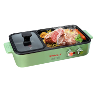 上亨多功能烤煮一体电火锅SHZH-CFDZG005绿色-