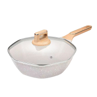 上亨麦饭石涂层八角锅SHZH-CJCG004白色-