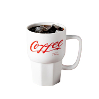 上亨可乐吸管陶瓷杯SHZH-MKB06白色-