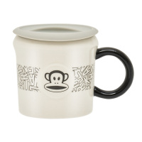 大嘴猴（Paul Frank）带盖陶瓷马克杯HC526-350-红色-