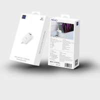 REAO 30W氮化镓双口快充充电器X26白色-