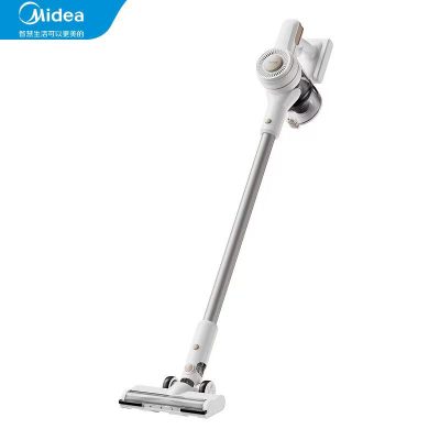 美的（Midea）无线吸尘器家用P80手持推杆地毯两用 大吸力吸尘器 大功率轻便清洁机