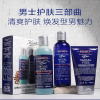 科颜氏男士保湿礼盒-250ml+250ml+125ml