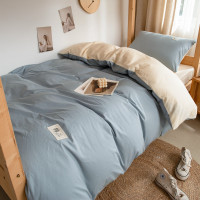 啄木鸟(PLOVER) 纯棉三件套-奶茶ZMN-SJT05-床单：230*230cm±5cm被罩：200*230cm±