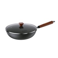 龙的无涂层精铁炒锅LD-CM502-30cm彩盒包装;LD-CM502